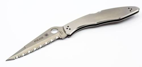 5891 Spyderco Police Full Serrated Edge фото 3