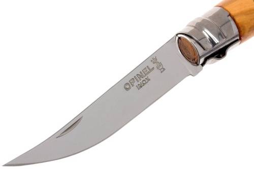 5891 Opinel Нож складной филейный№8 VRI Folding Slim Olivewood фото 2