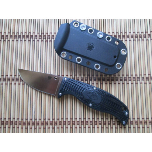 236 Spyderco Нож с фиксированным клинком EnuffFB31CPBK фото 7 236 Spyderco Нож с фиксированным клинком EnuffFB31CPBK фото 7