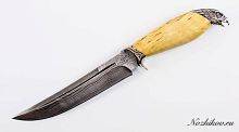 Боевой нож  Авторский Нож из Дамаска №44